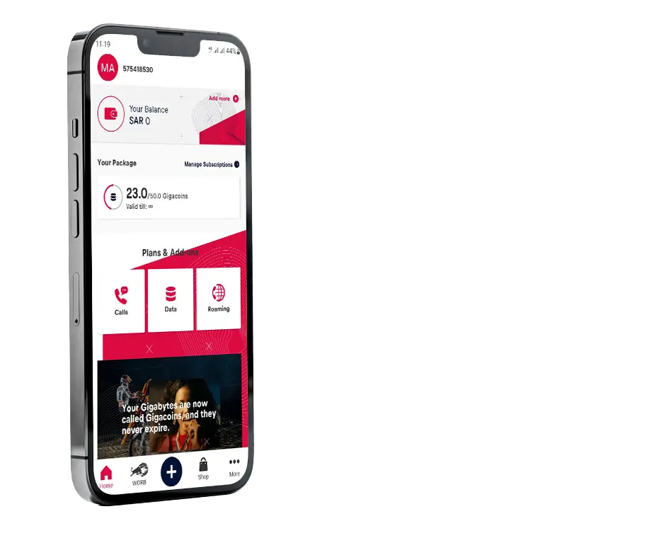 Red Bull Mobile App on Phone